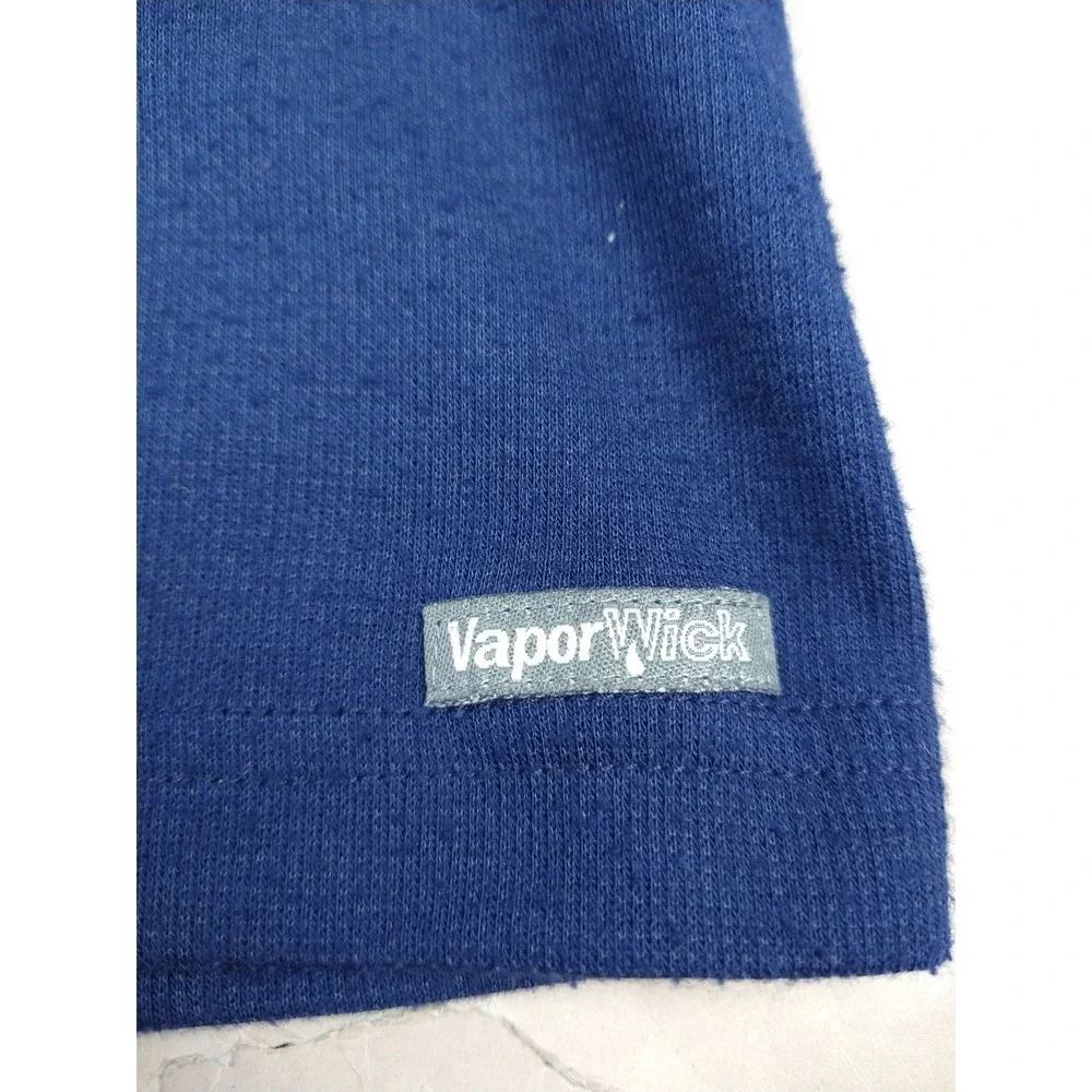 The North Face Mens Vaporwick Short Sleeve T Shirt Size Medium Blue Pocket
